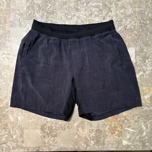Lululemon Shorts Mens Large Black T.H.E. Linerless 7” Gym Running Yoga THE